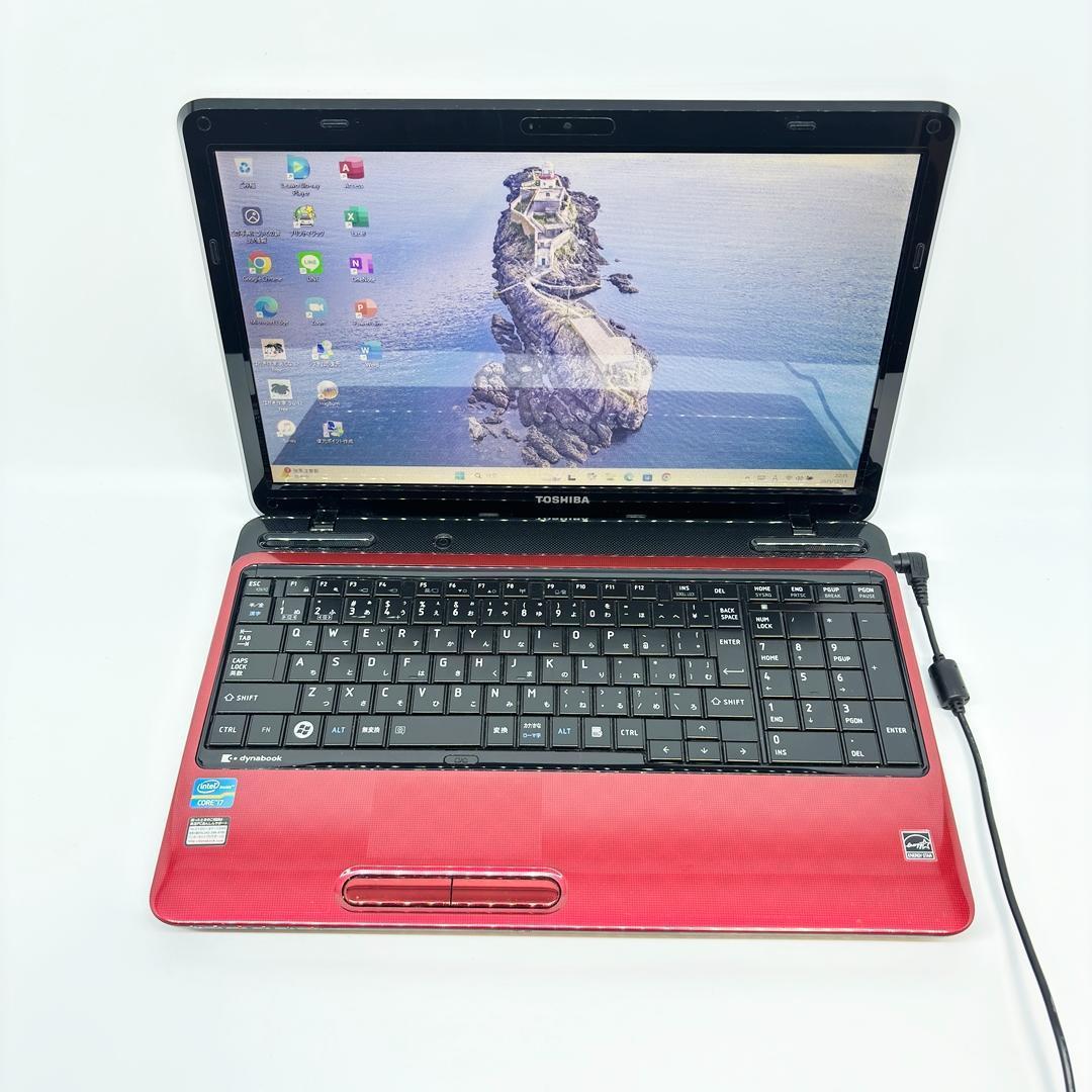 東芝 ノートパソコン Corei7 オフィス SSD Windows11 A27