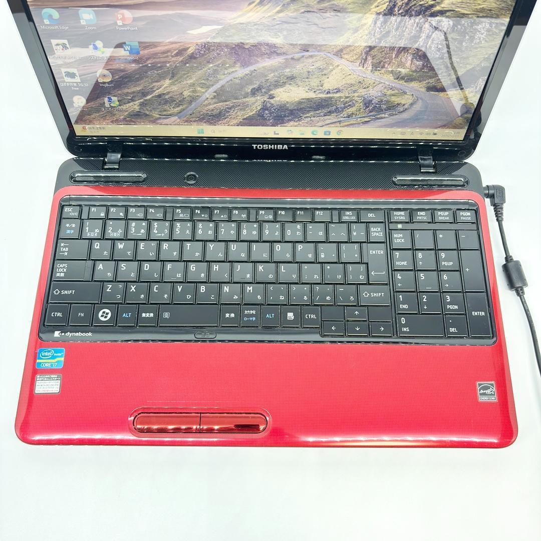 東芝 ノートパソコン Corei7 オフィス SSD Windows11 A27