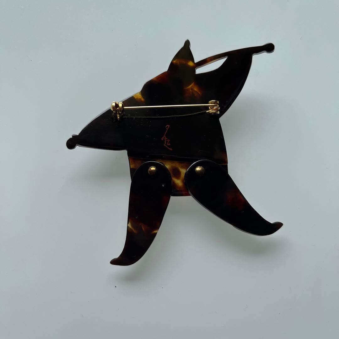 最終値下げ！8000鼈甲　ブローチ