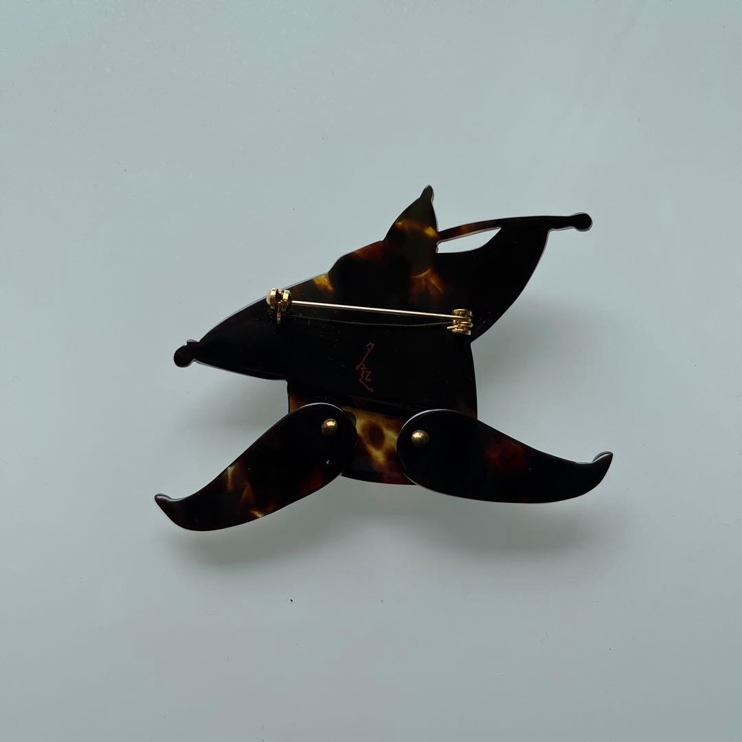 最終値下げ！8000鼈甲　ブローチ