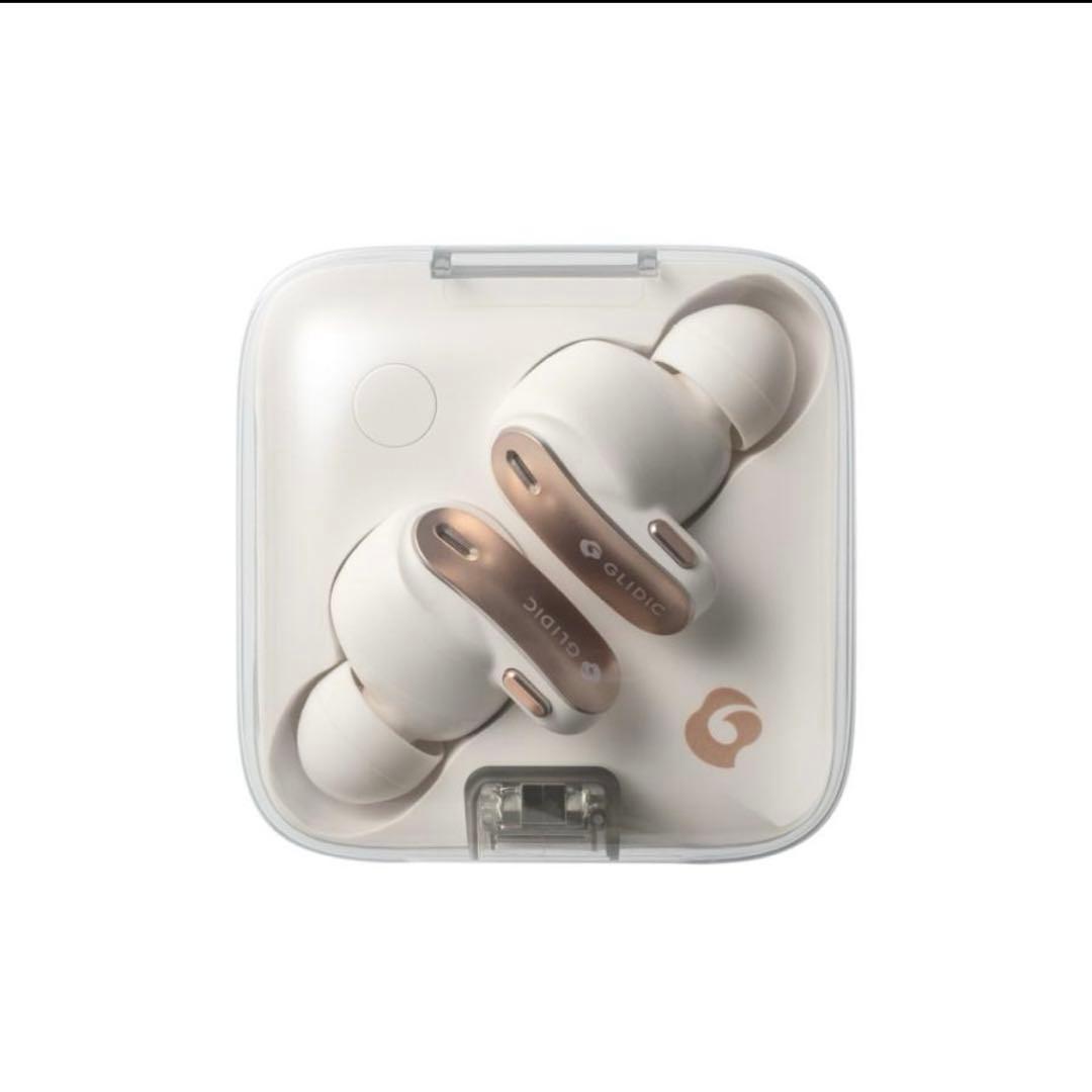 ワイヤレスイヤホン GLIDiC TW-5300 防滴 外音取り込み　白