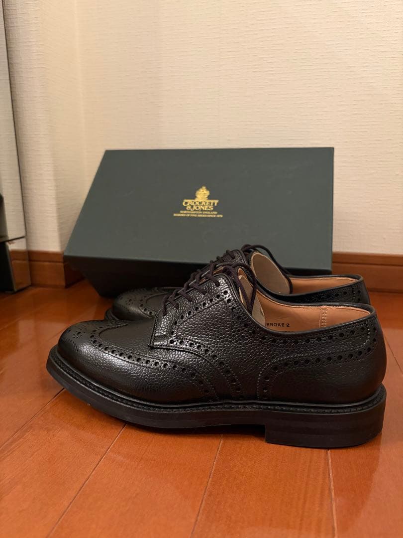 24h限定！新品Crockett & Jones Pembroke 2 黒 6E
