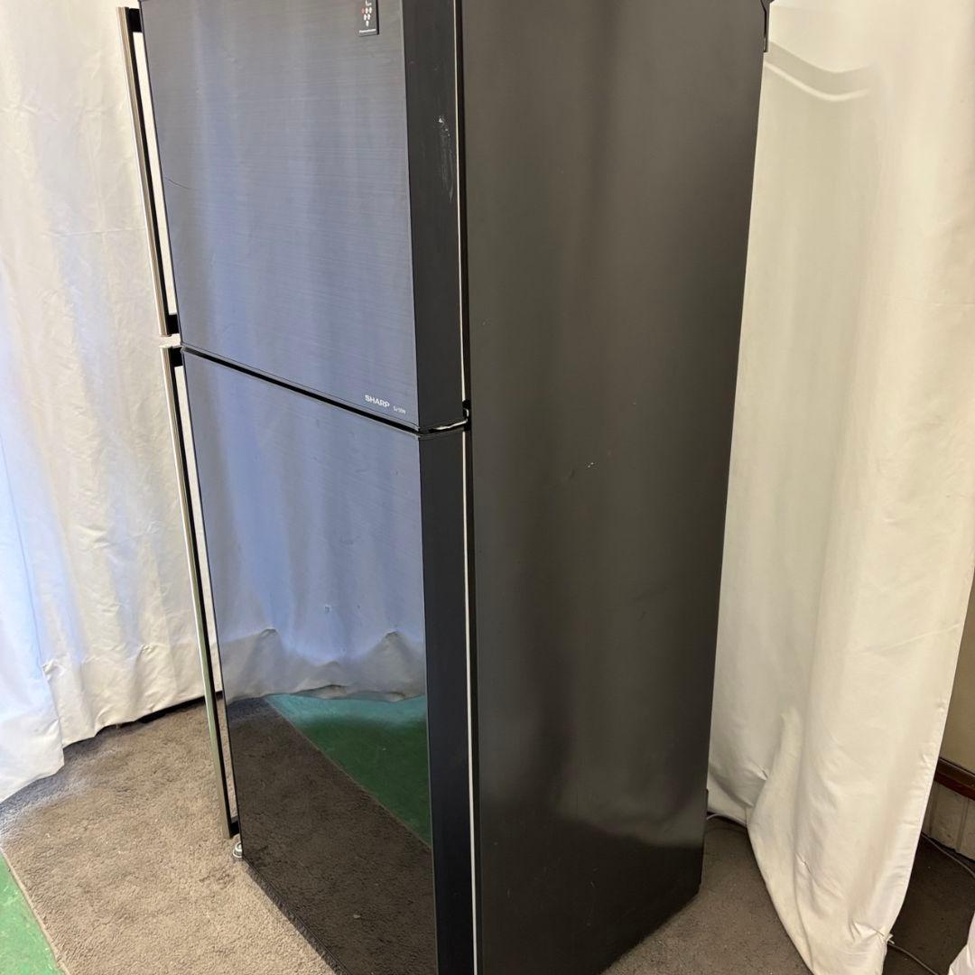 71　特別価格　冷蔵庫　SHARP　大型　500-600ℓ　黒　右開き　設置無料