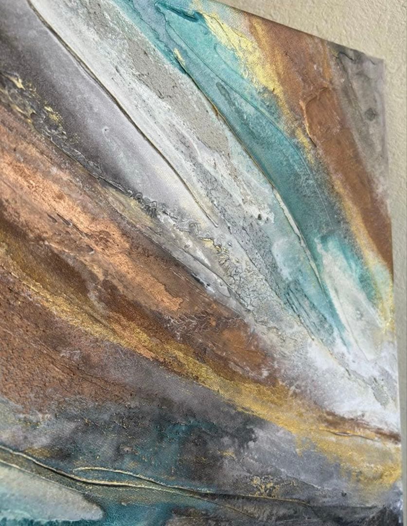 -Texture Art／50×40cm テクスチャー N.キャンバスボードd