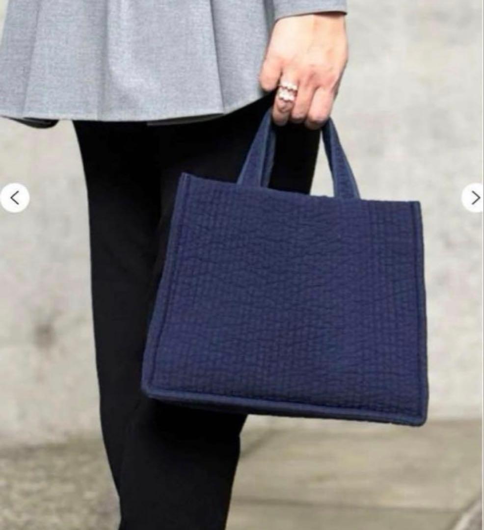 美品❣️ ピオヌンナル pionunnal　マイレディ　ネイビー ハンドバッグ