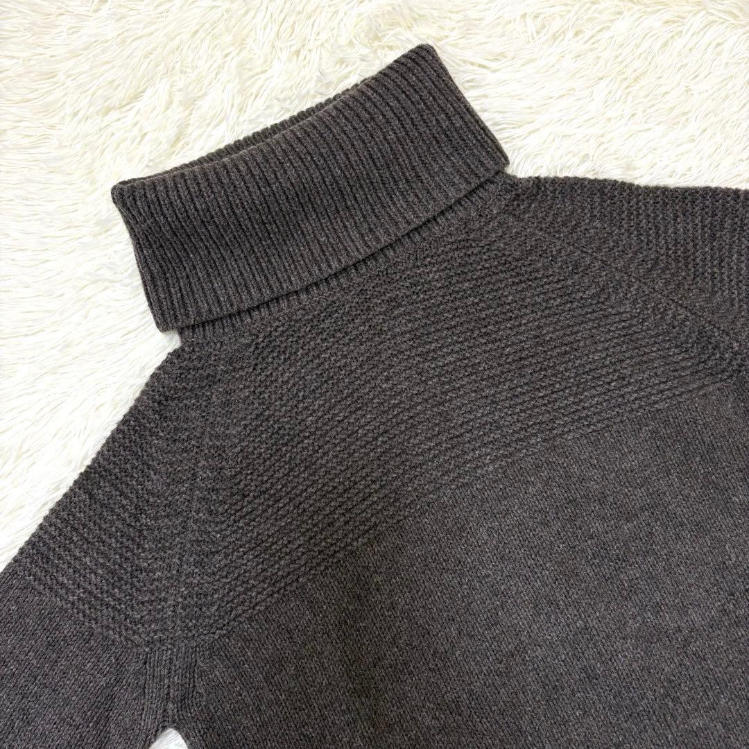 美品　TICCA ウール100％　ニットワンピース タートルネック　ティッカ