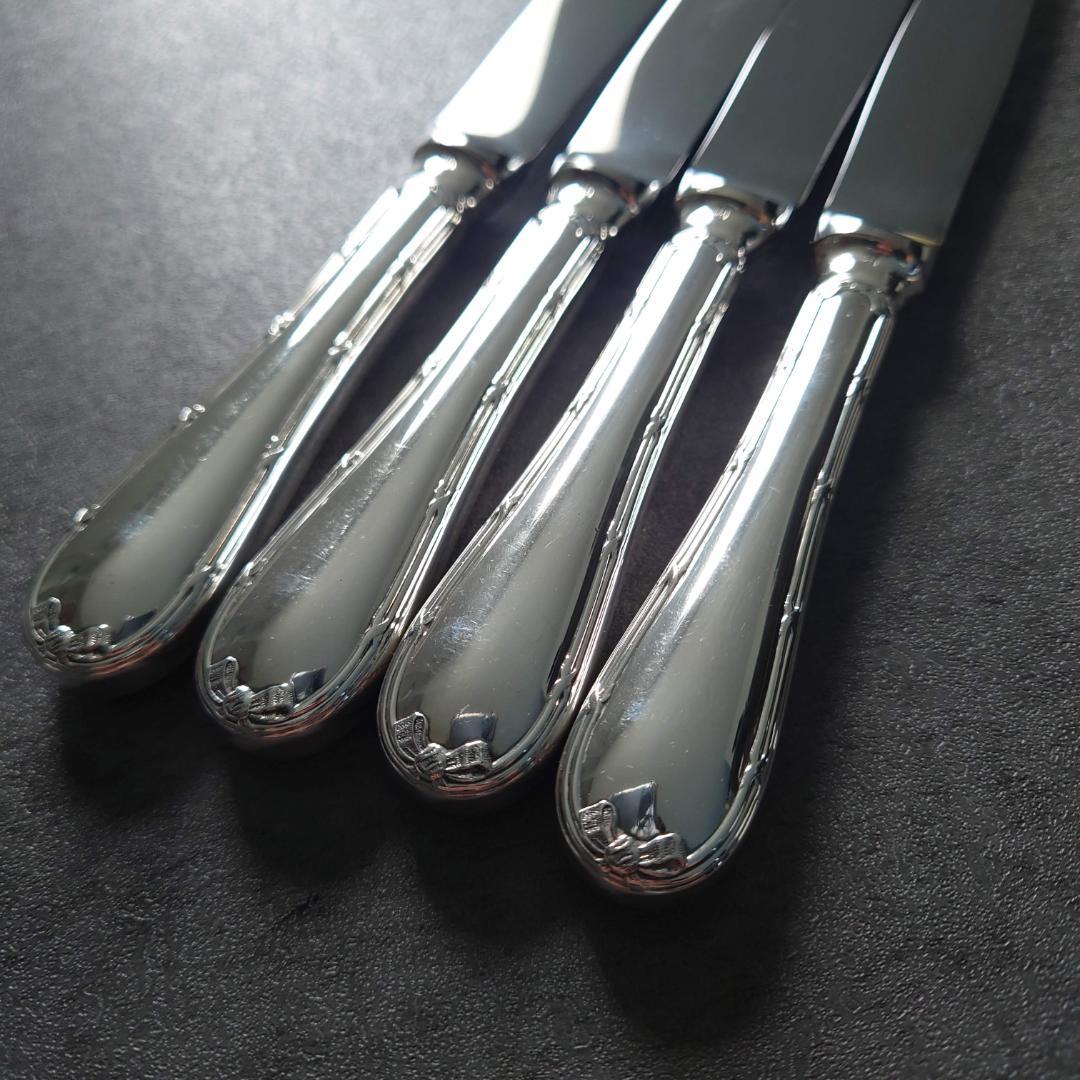 美品 クリストフル リュバン デザートナイフ 4点