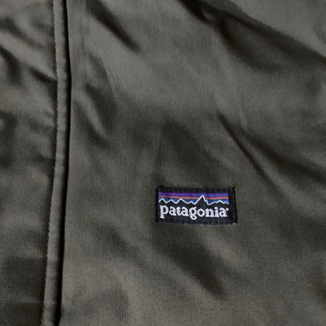 patagonia 子ども用スキーウェア オリーブグリーン　サイズM（10）
