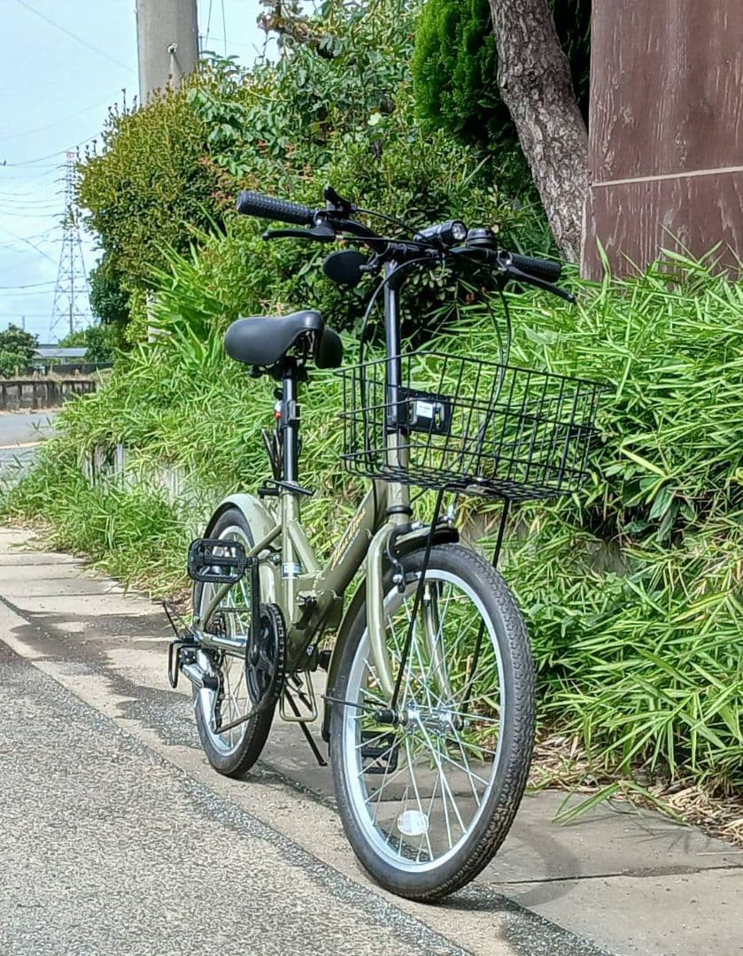 6段変速 20インチ 折りたたみ自転車 使用少