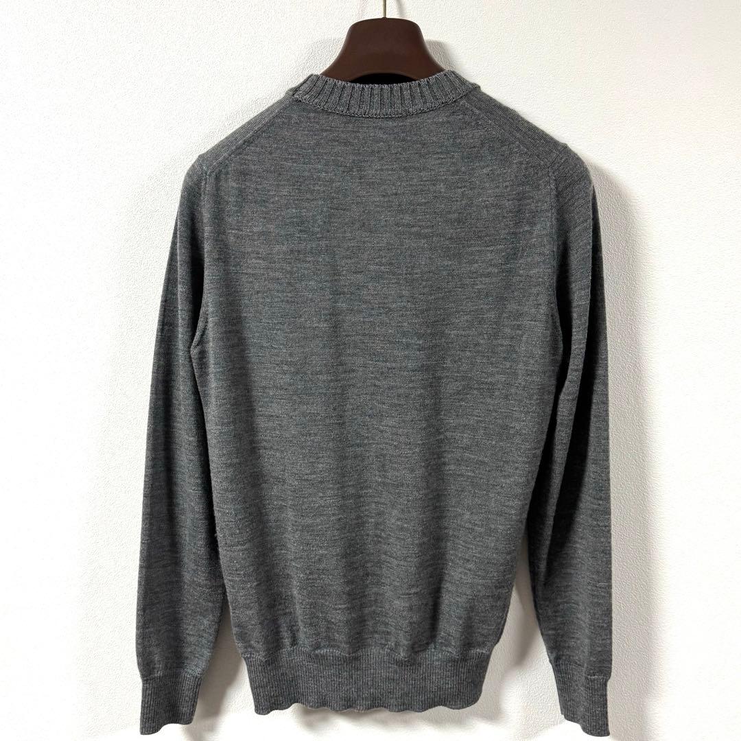 【最終値引き】クルチアーニ　46 グレー　ウール　ニット