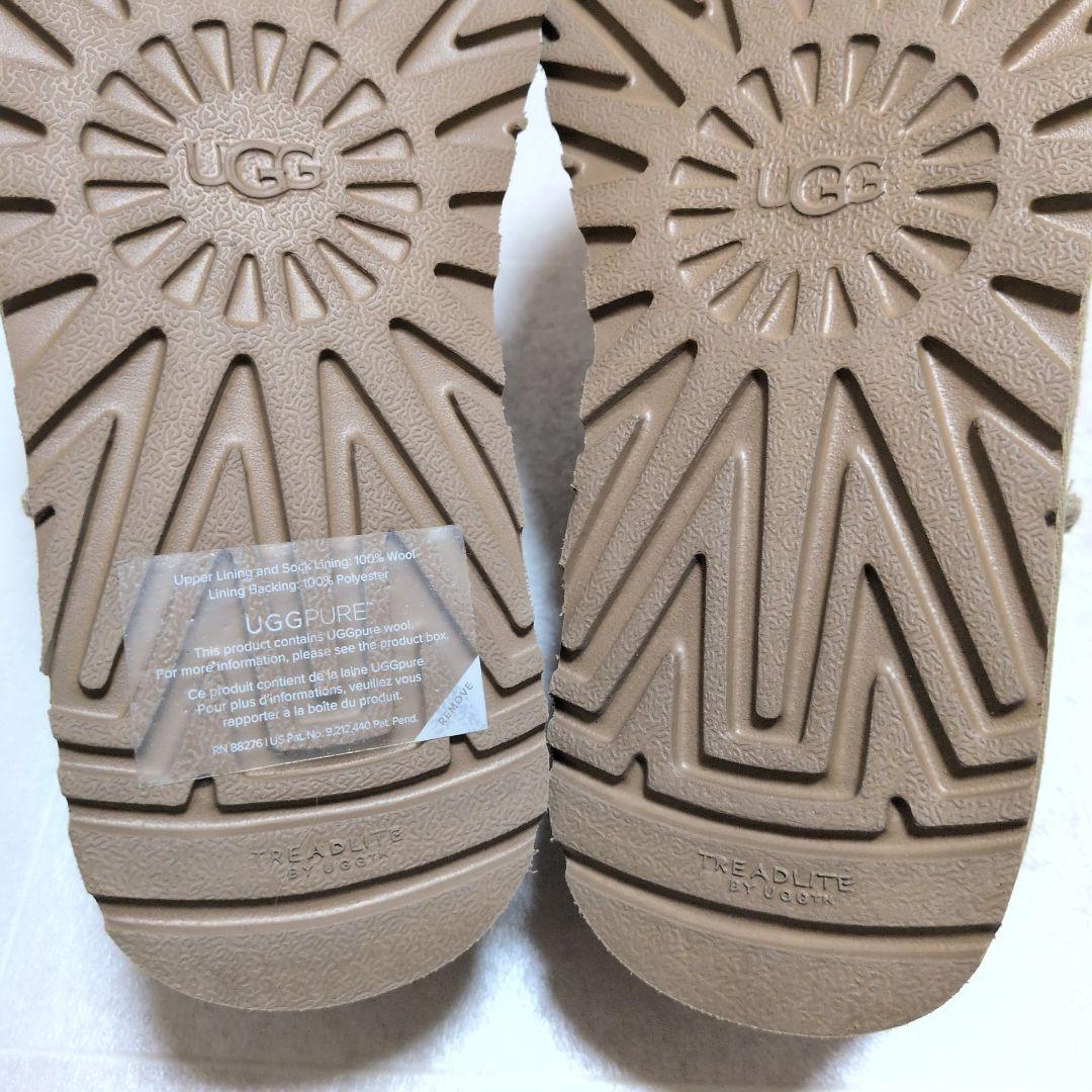 【未使用級】UGG アグ　クラシック スリッパ　25cm ムートン　スリッポン