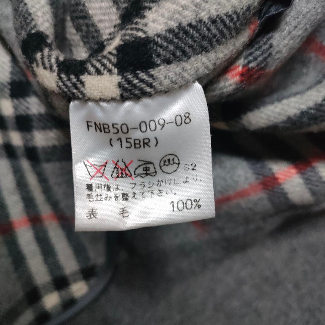 希少 Burberrys バーバリー カシミヤ ウール ダブルフェイスコート