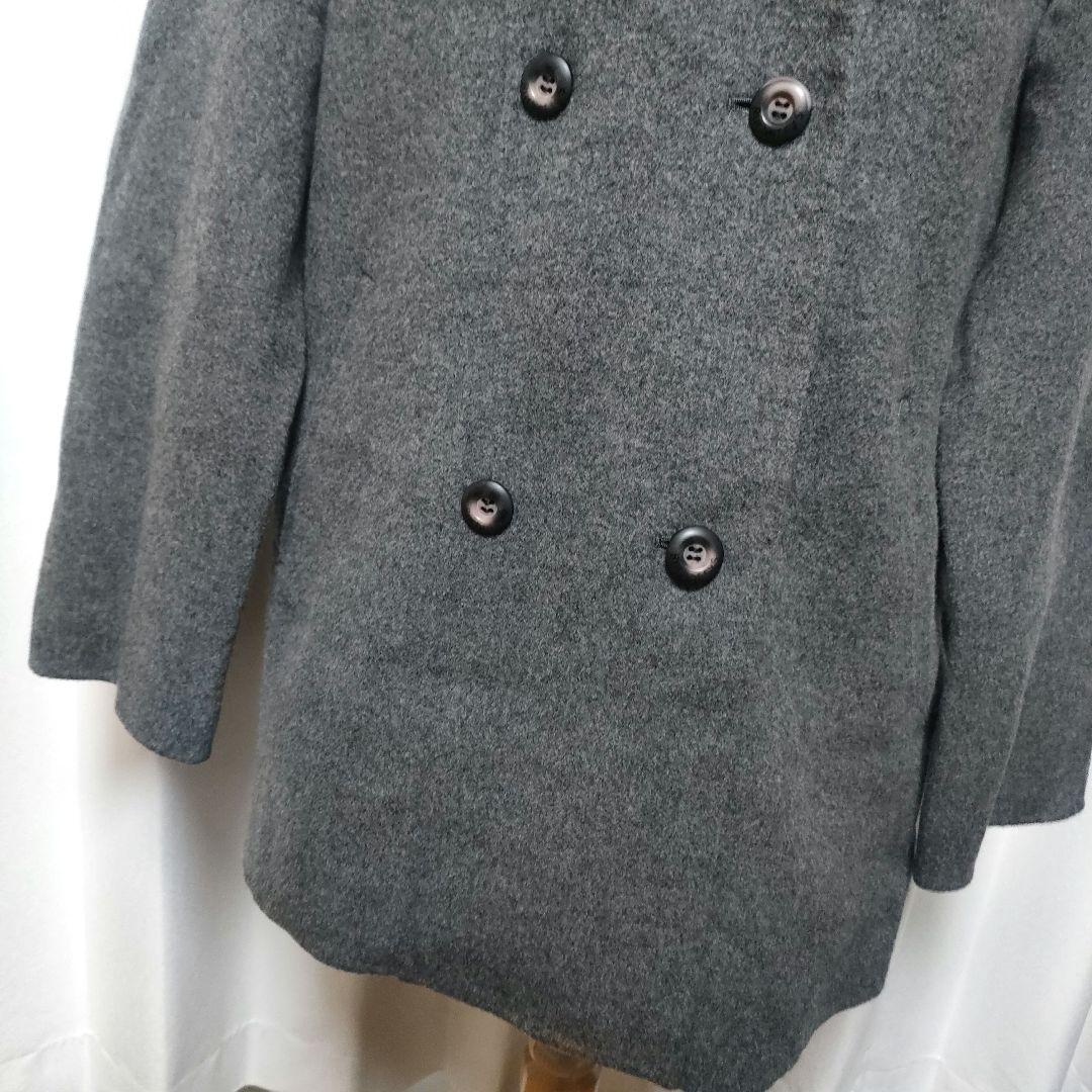 希少 Burberrys バーバリー カシミヤ ウール ダブルフェイスコート