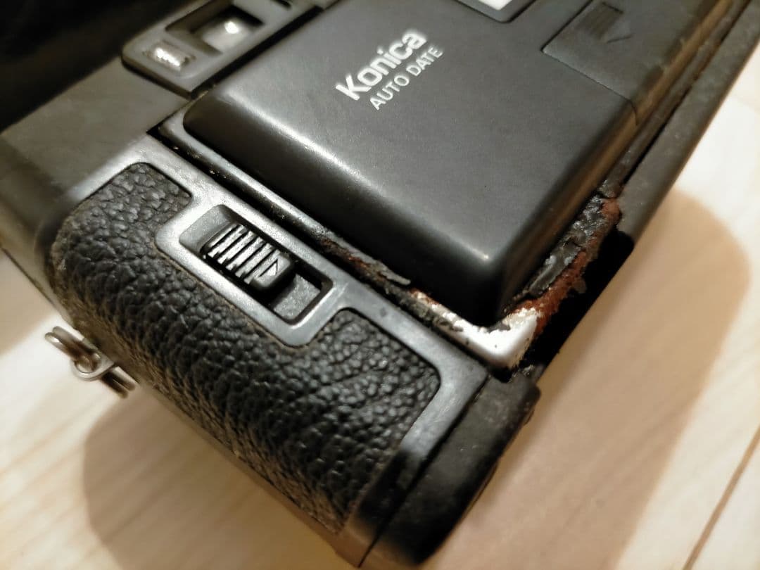 【昭和レトロ】コニカ アナログカメラ フィルムカメラ ジャンク オブジェに　希少