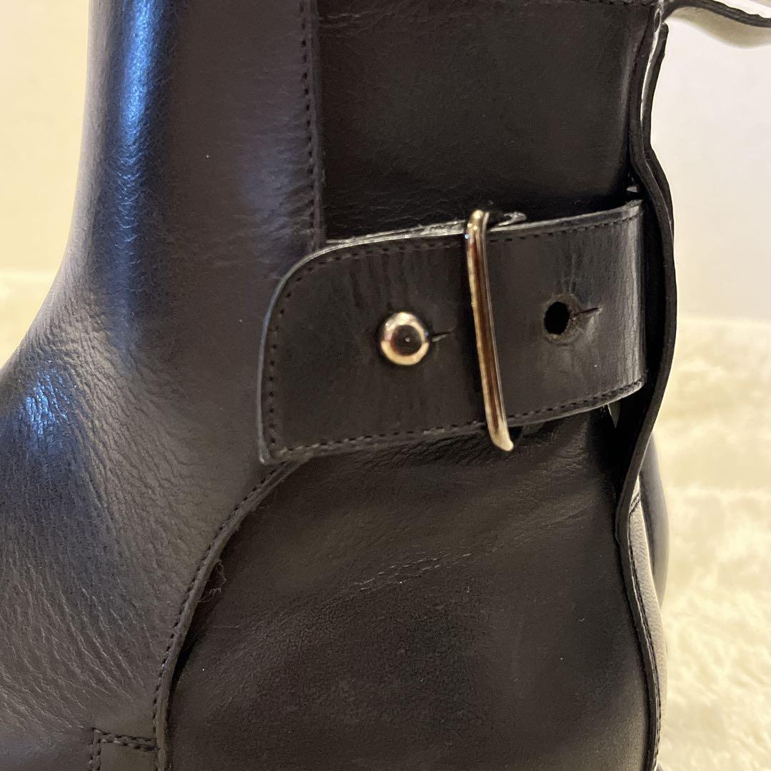 マーガレットハウエル　LEATHER STUD STRAP BOOT レザー