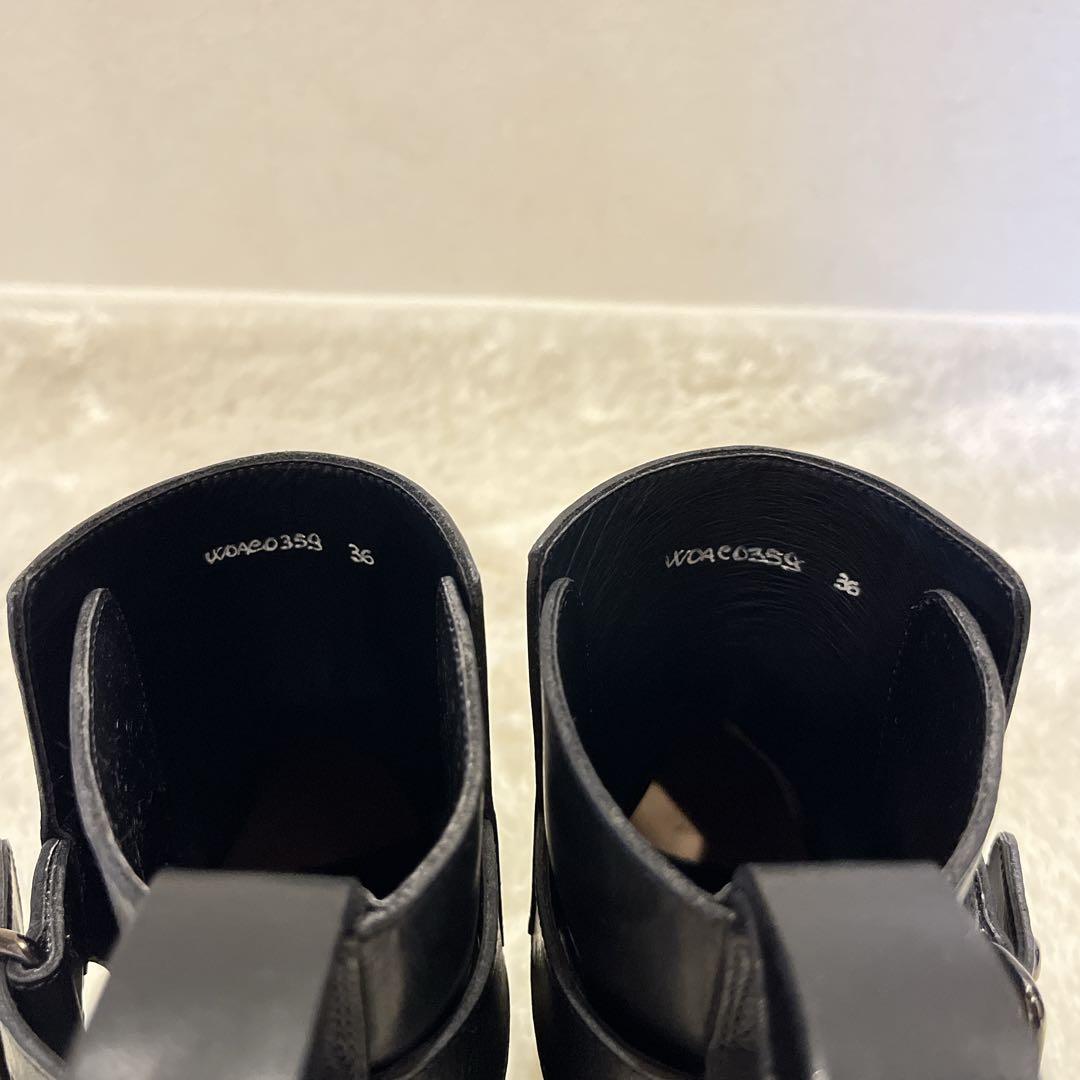 マーガレットハウエル　LEATHER STUD STRAP BOOT レザー