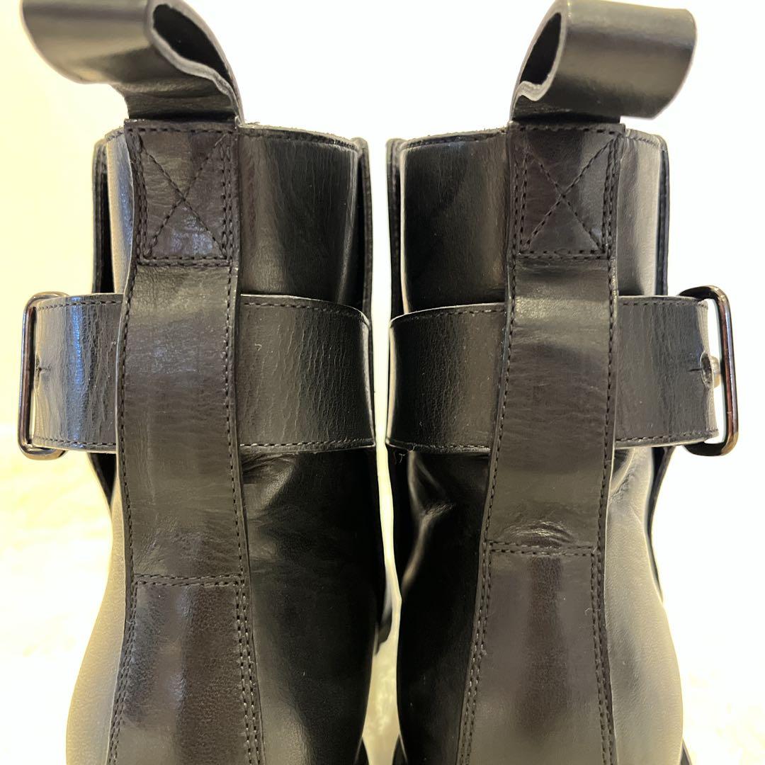 マーガレットハウエル　LEATHER STUD STRAP BOOT レザー