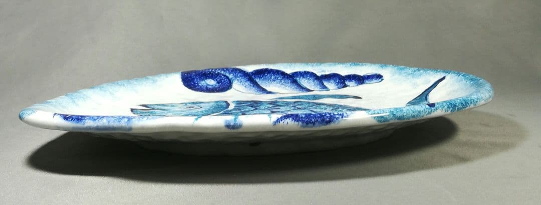 イタリア陶器　モディリアーニ　modigliani　飾り皿　魚　プレート