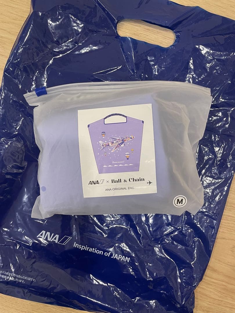 【新品】ボールアンドチェーン ANA 国際線限定販売　飛行機　花柄