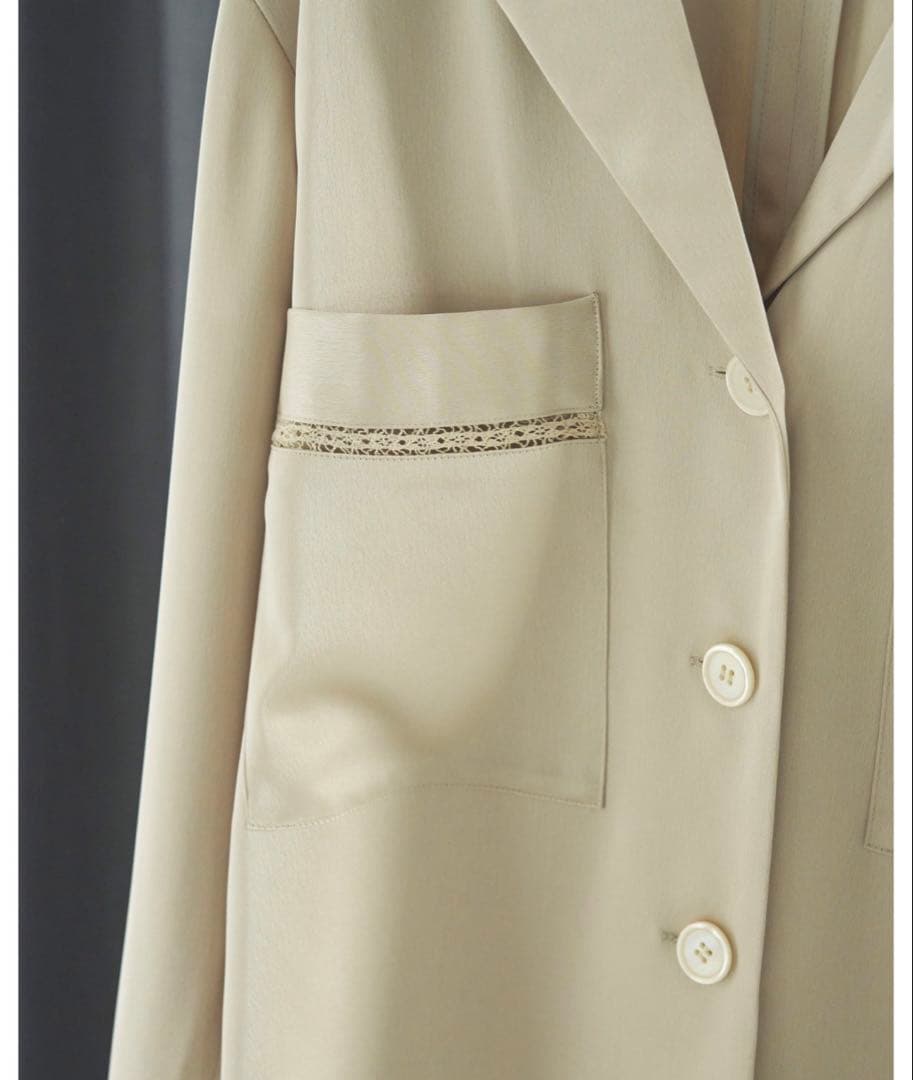 新品未使用anuke アンヌークSatin Tailored Shirts