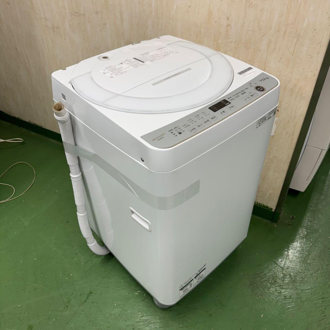 137★2022年製★シャープ　洗濯機　7KG 大型　一人暮らし