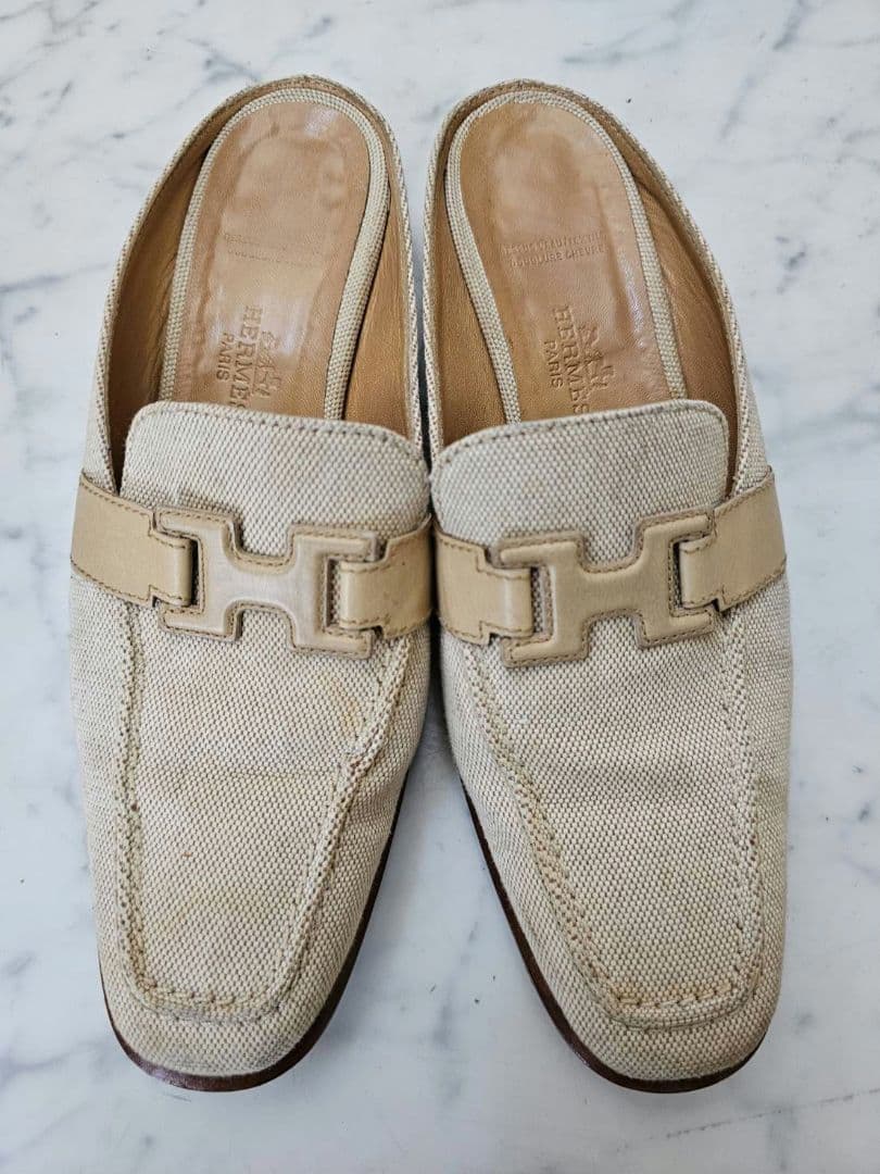 【summer】HERMES　ミュール 39サイズ