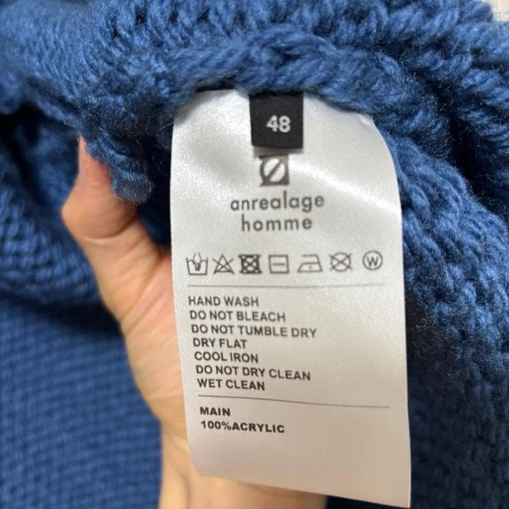 ジャケット・アウター anrealage homme 24AW KNIT DUFFLE COAT M