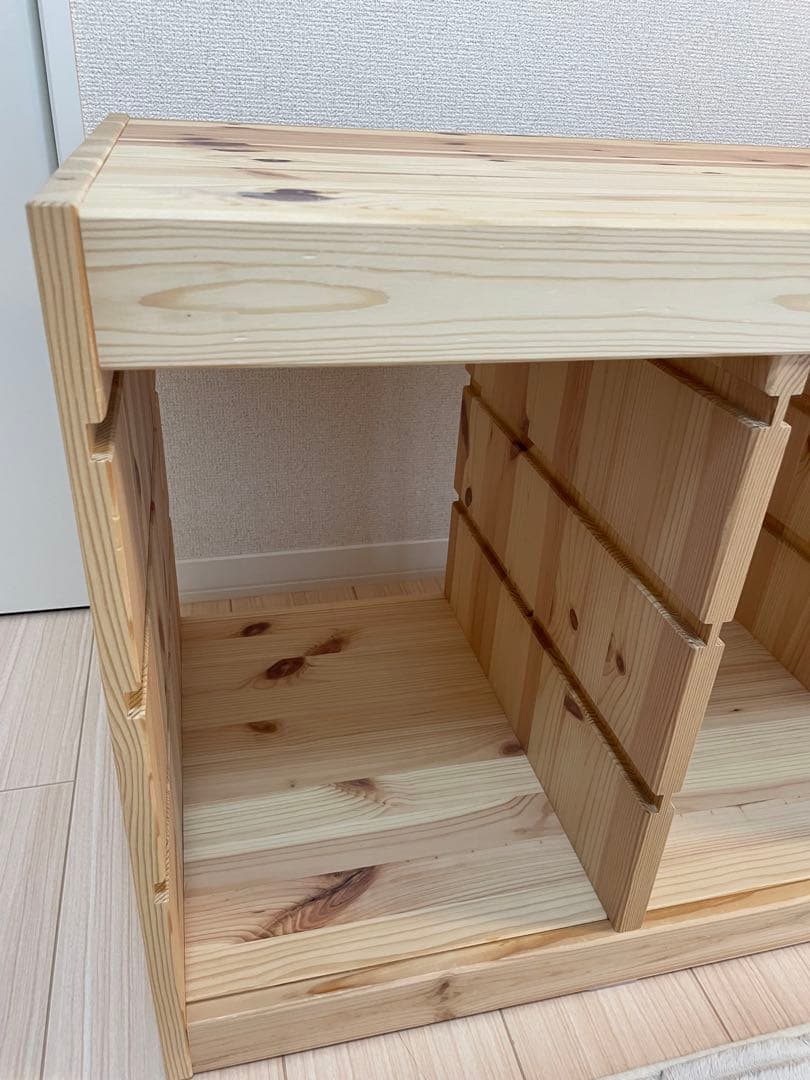 IKEA トロファスト　収納ボックス6個付き