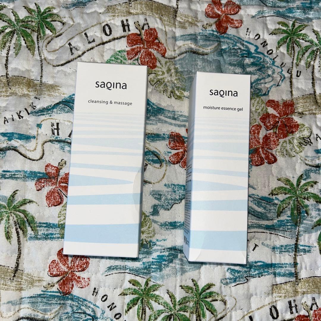 サキナ美顔器ビジュー　クレンジング&マッサージとモイスチャーエッセンスジェル付き