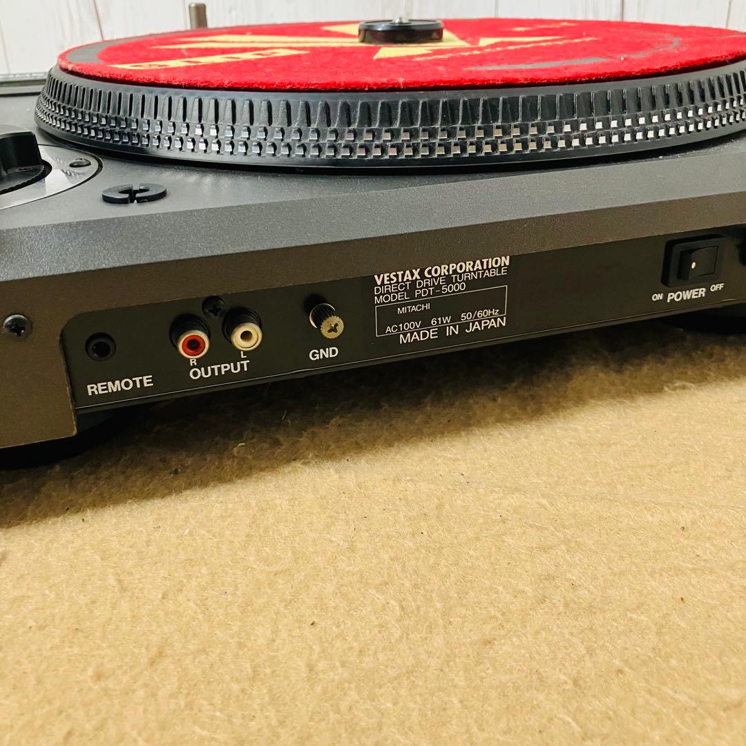 Vestax PDT-5000 ターンテーブル レコードプレーヤー 本体のみ