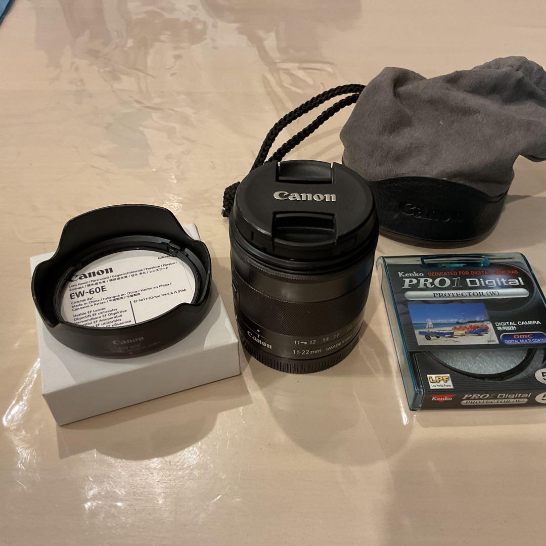 Canon EF-M 11-22mm +純正フード付