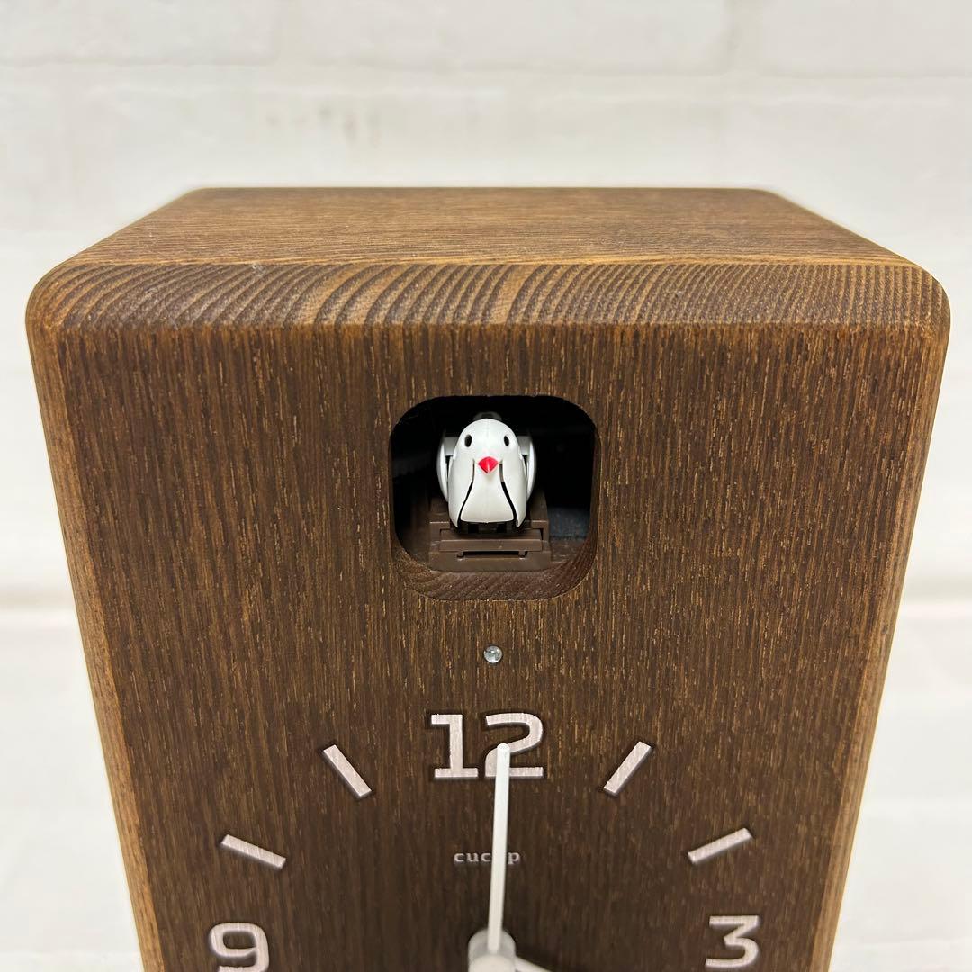 cucu Lemnos レムノス　ハト時計　木製　時計