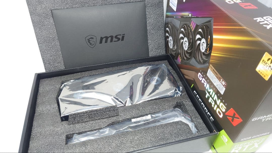 グラフィックボード・グラボ・ビデオカード MSI RTX 3080 GAMING X TRIO 10G