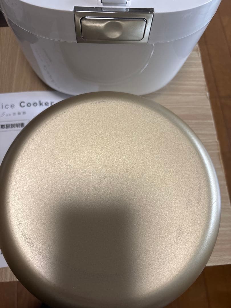 【新品 LUXSI 炊飯器 】5.5合 ホワイト 多機能モデル ケーキOK 1