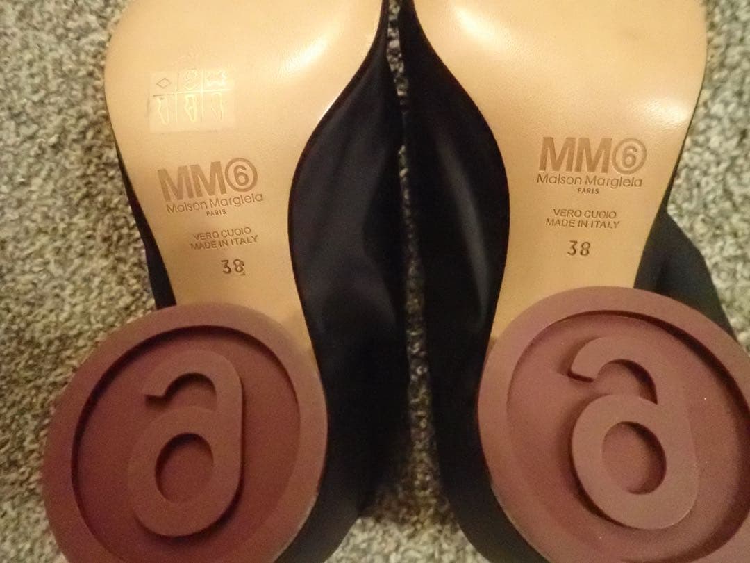 MM⑥ ショートブーツ（ブラック）38 室内で数回着用のみ