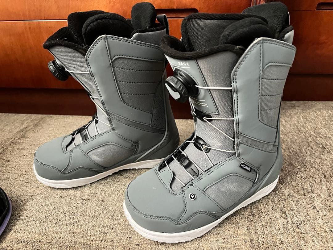 RIDEグレー スノーボードブーツ
