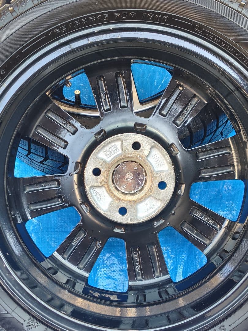 深溝 美品ダイハツ純正 165/55R15 ヨコハマアイスガード4本送料込み