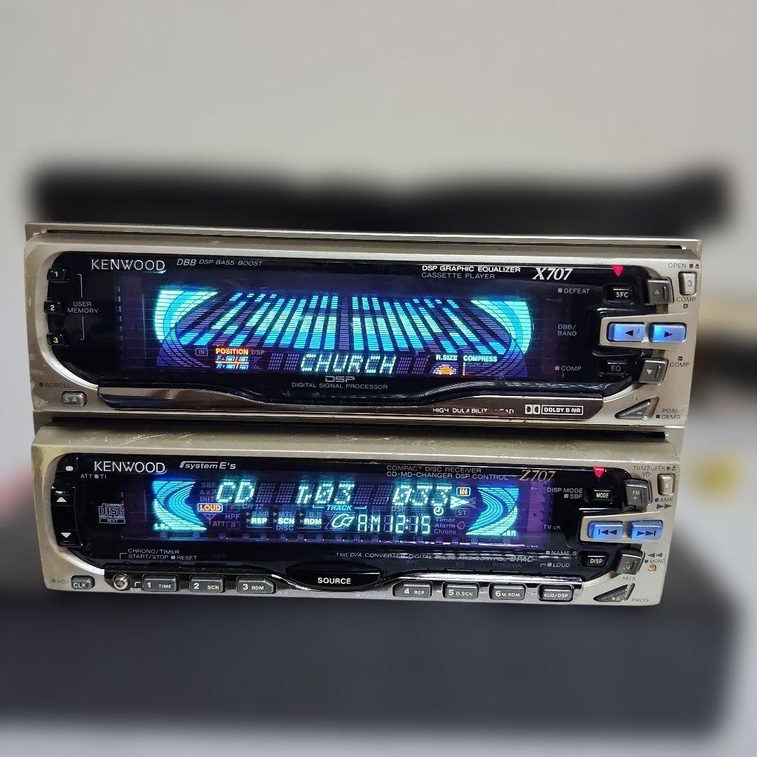 KENWOOD X707 Z707 CDプレーヤーセット
