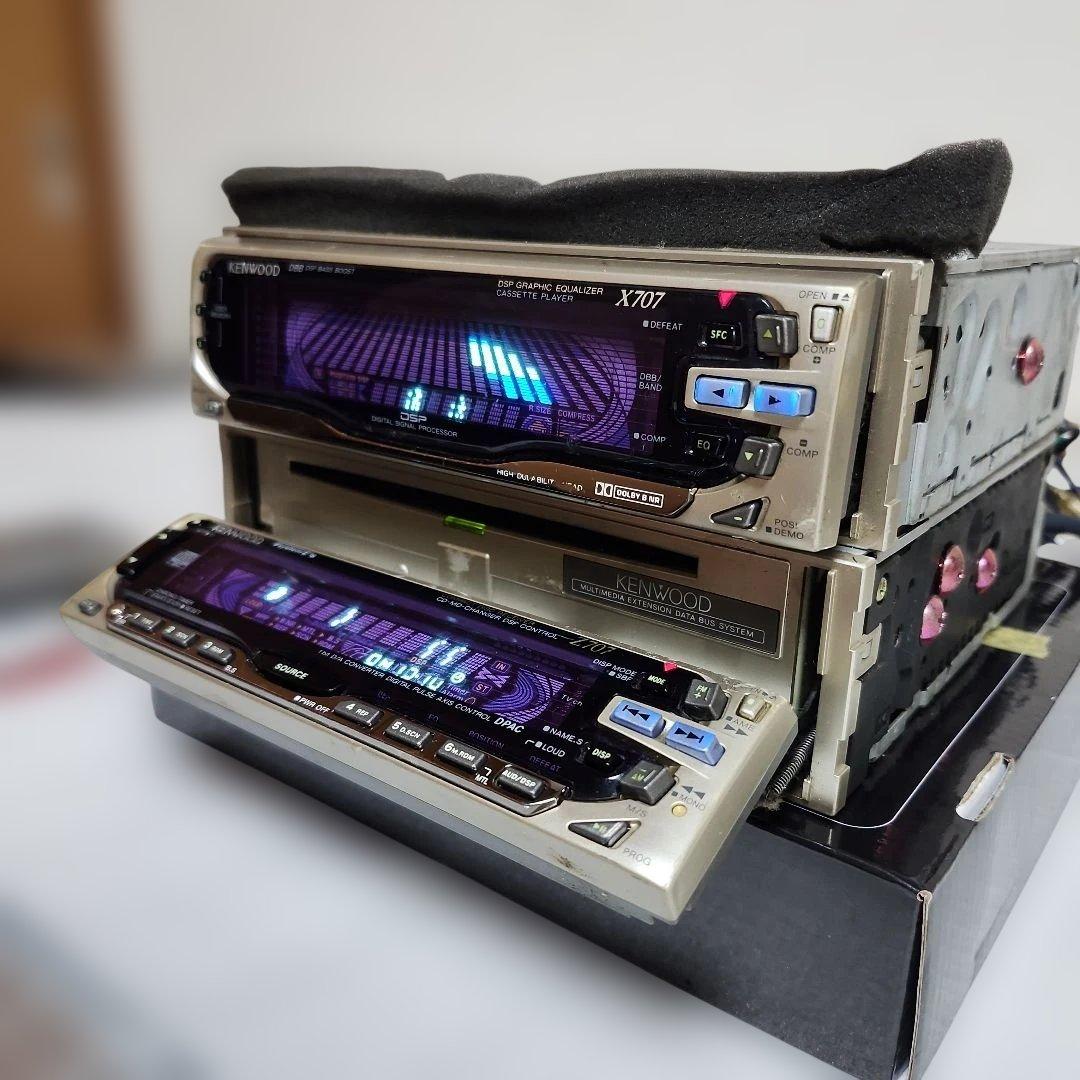 KENWOOD X707 Z707 CDプレーヤーセット