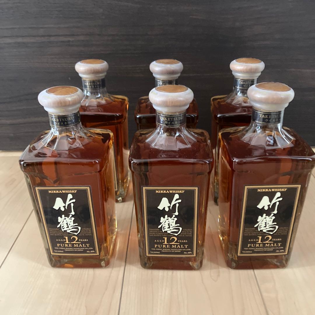 NIKKA WHISKY 竹鶴 12年 ピュアモルト 6本セット