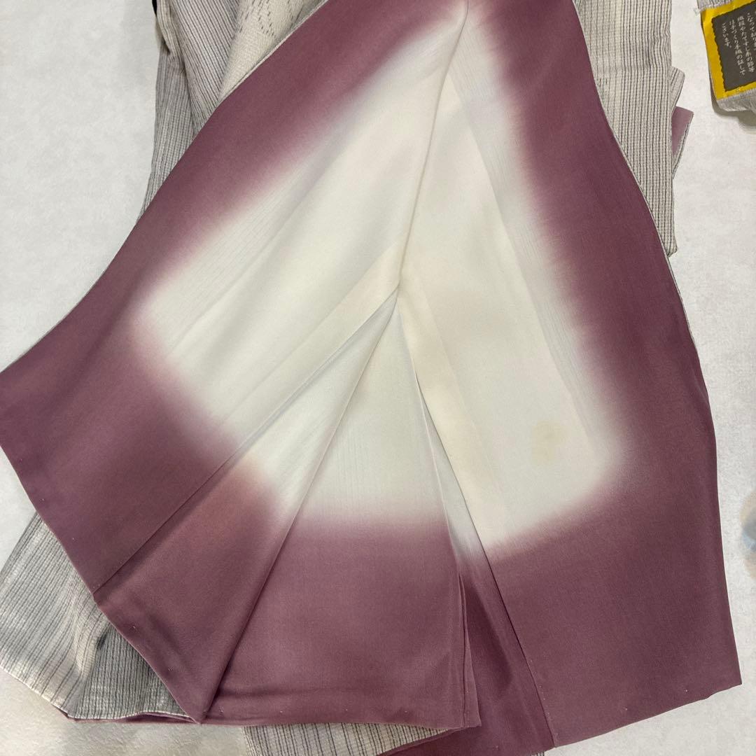 プルメリア様用　塩澤紬　塩澤物語　証紙付き　芝文帯付き