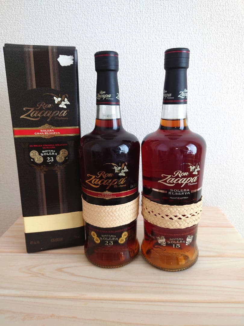 【旧ボトル・終売品】ロンサカパ23年＆ロンサカパ15年