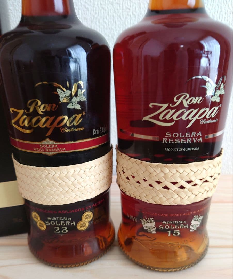 【旧ボトル・終売品】ロンサカパ23年＆ロンサカパ15年