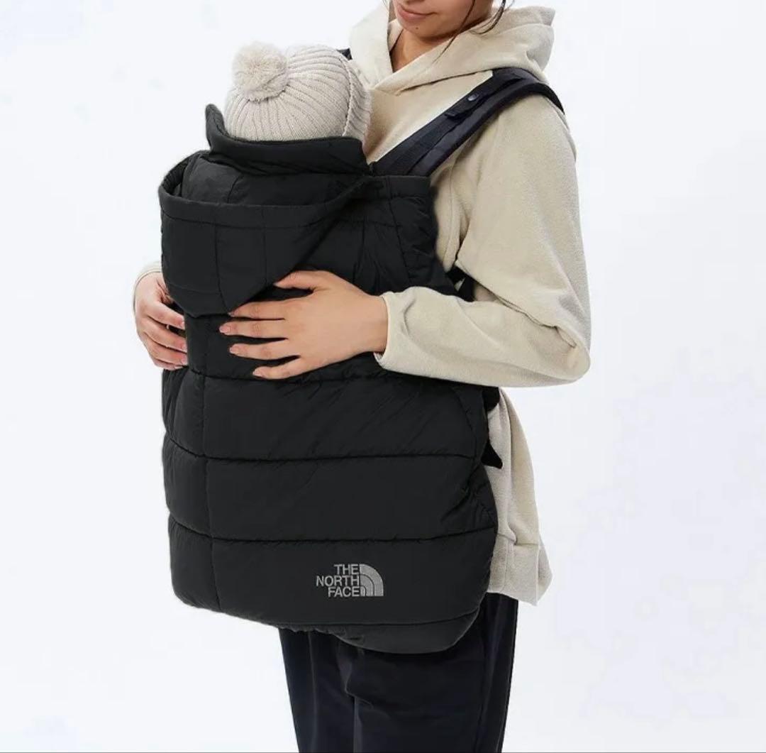 【美品】THE NORTH FACE　防寒ケープ　抱っこ紐　ダウン