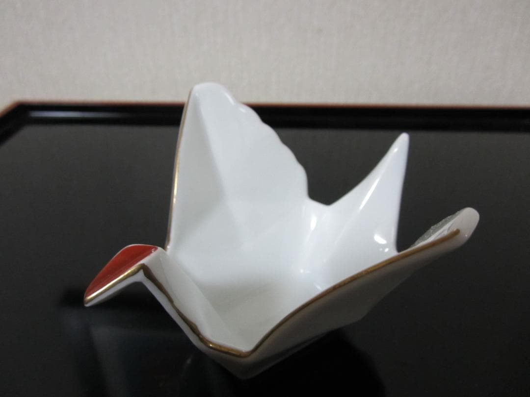 迎春◆お正月の器◆伝統工芸 有田焼◆料亭の器◆白磁製 鶴５客◆ 小鉢、小付、向付