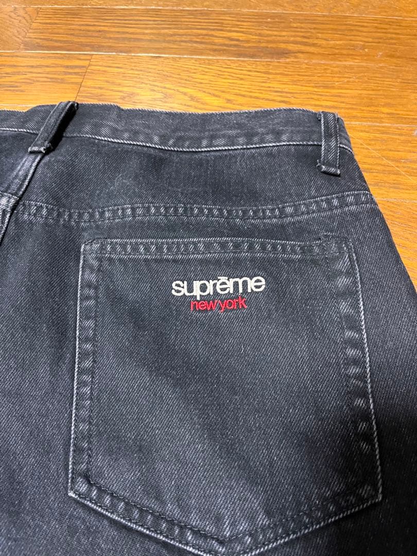 Supreme baggy jean \"black\" 25SS サイズ32