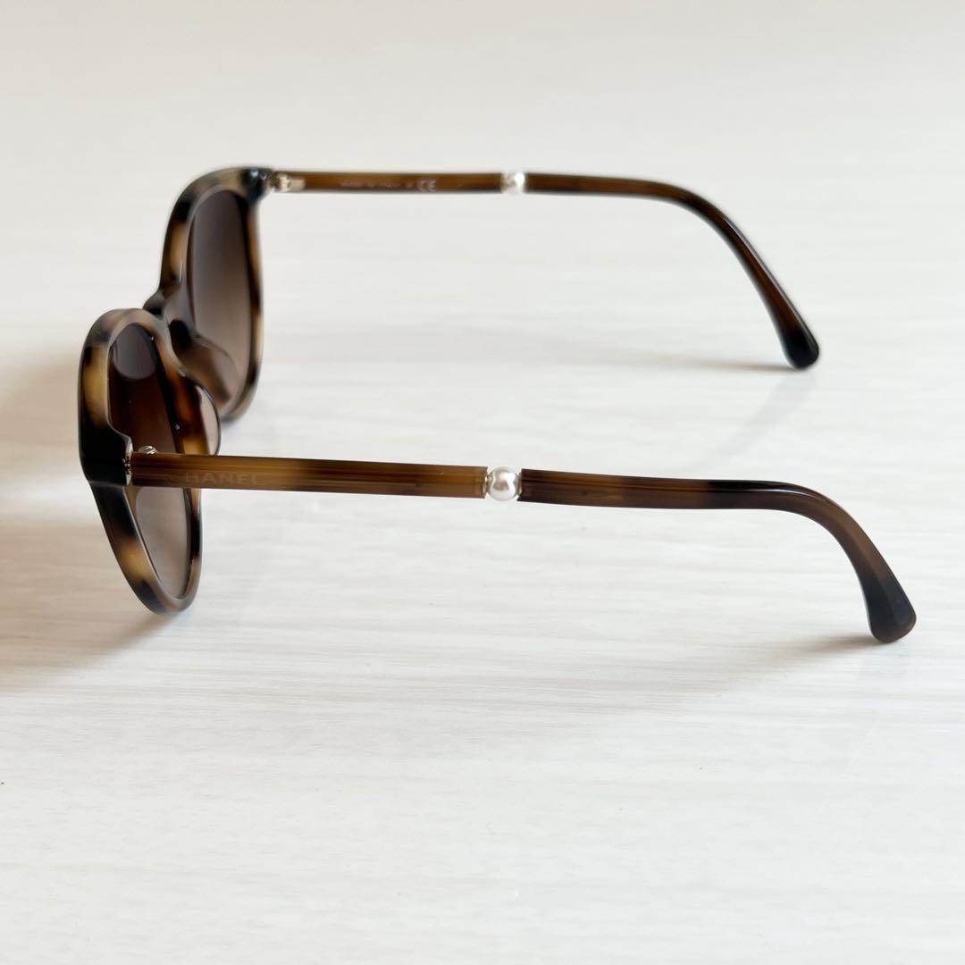 美品 CHANEL シャネル サングラス 5394-H-A パール ベッコウ柄