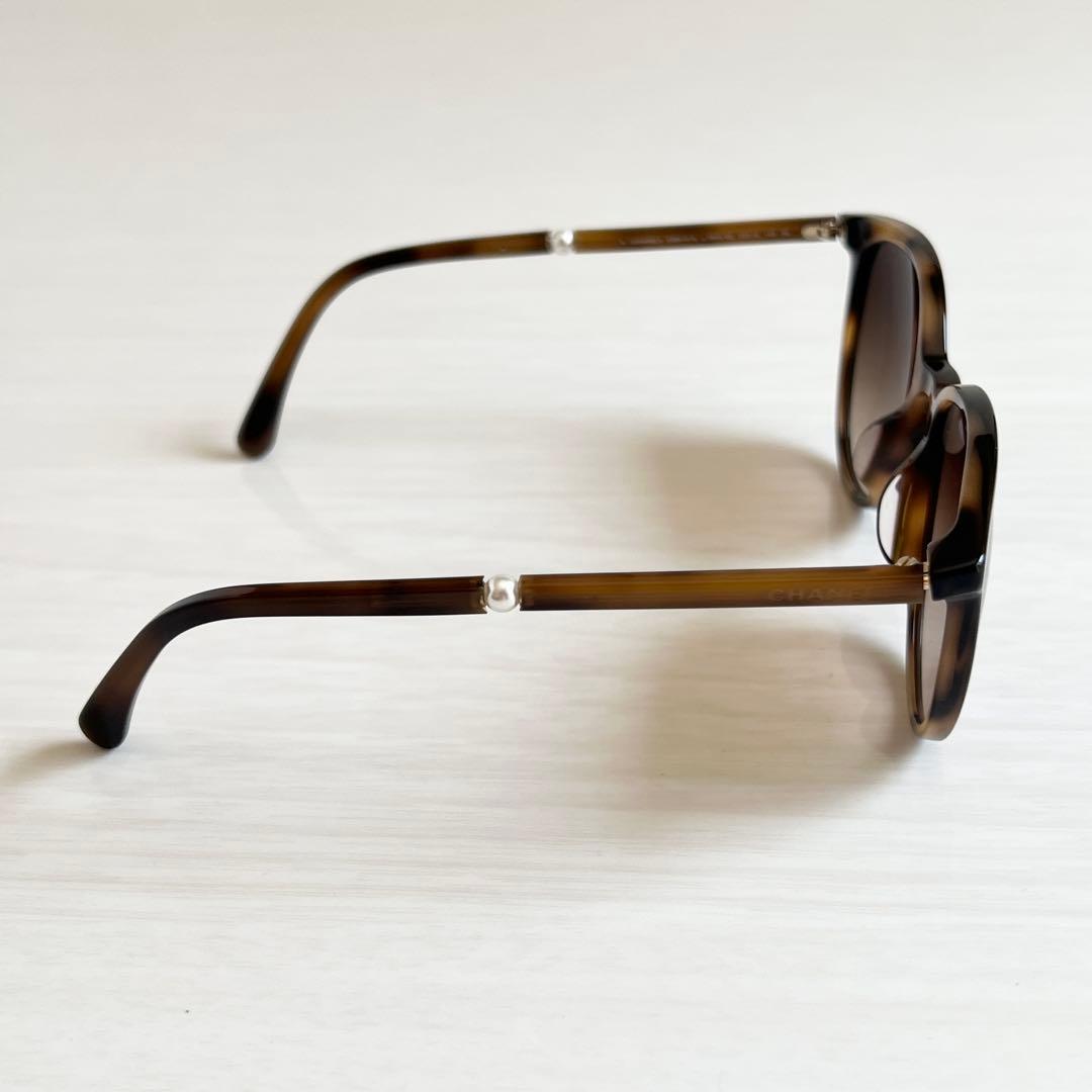 美品 CHANEL シャネル サングラス 5394-H-A パール ベッコウ柄