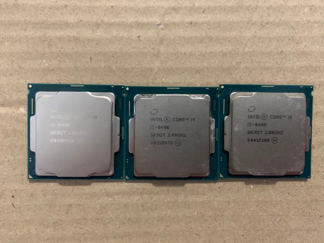 【動作確認済み】Intel Core i5-8世代CPU 10個セット