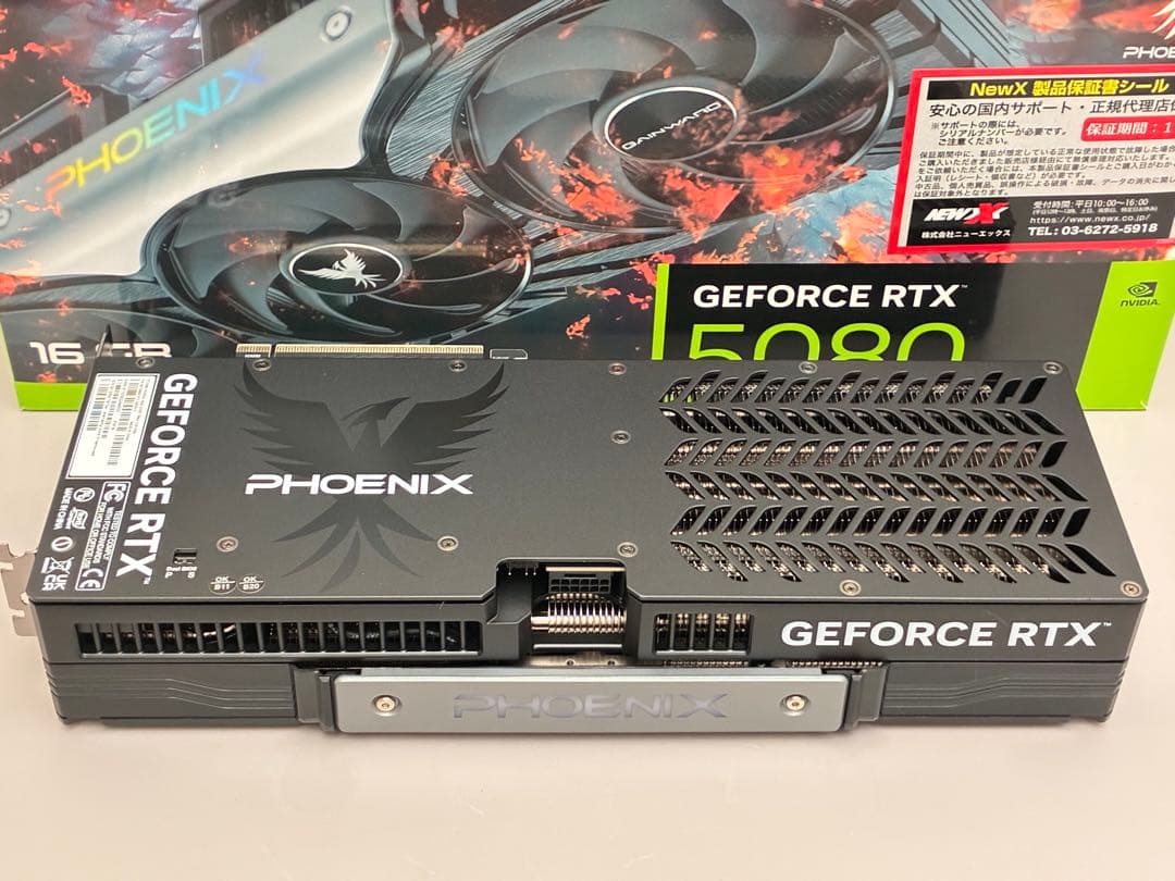 新品同様GeForce RTX5080 GAINWARD PHOENIX グラボ